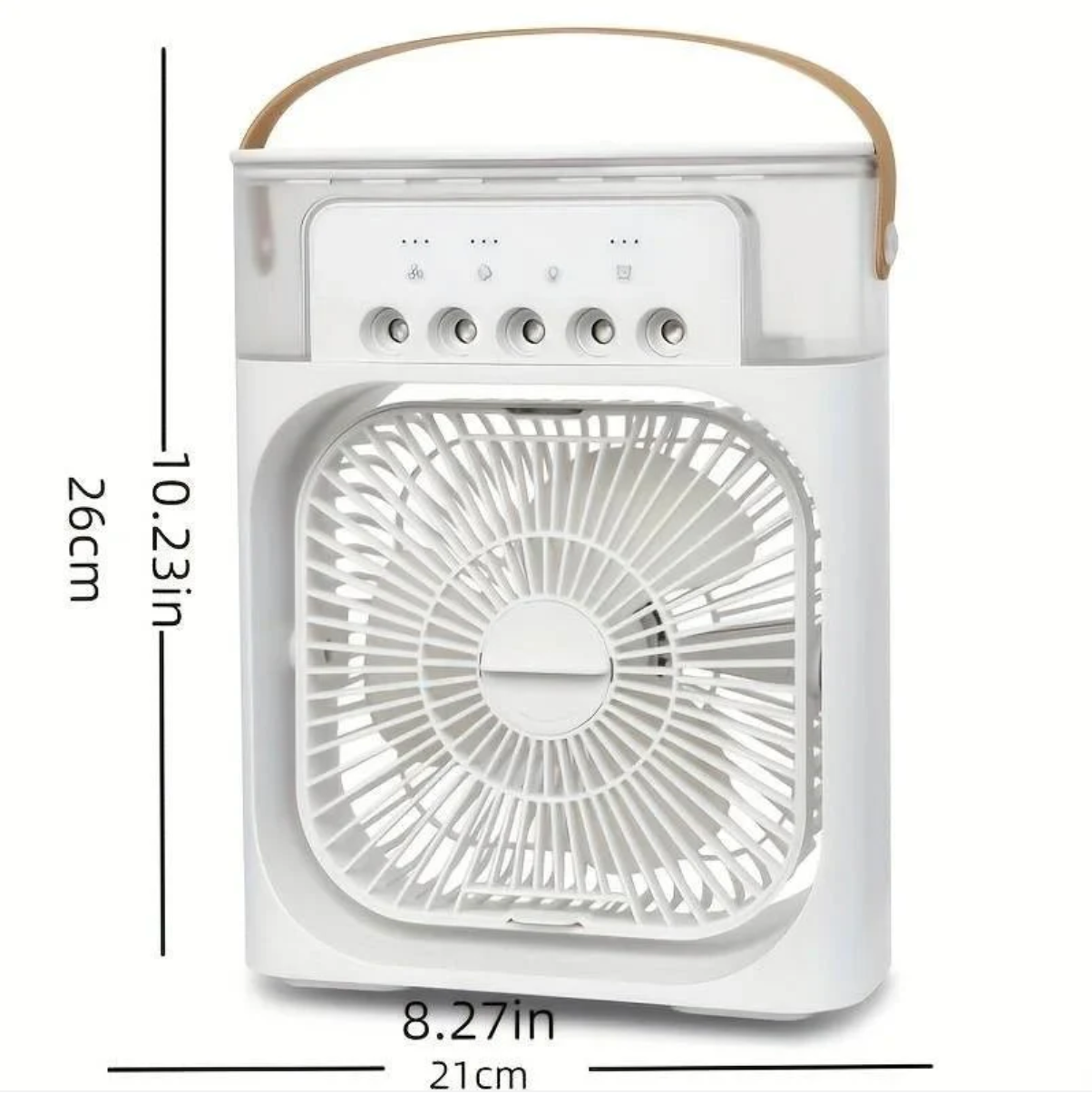 Ventilador Humidificador Portátil 3 en 1