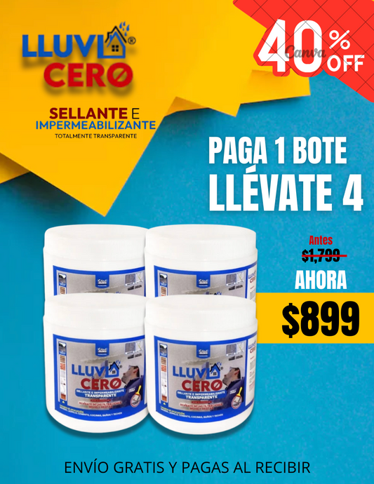 Lluvia Cero Impermeabilizante 2,000ml