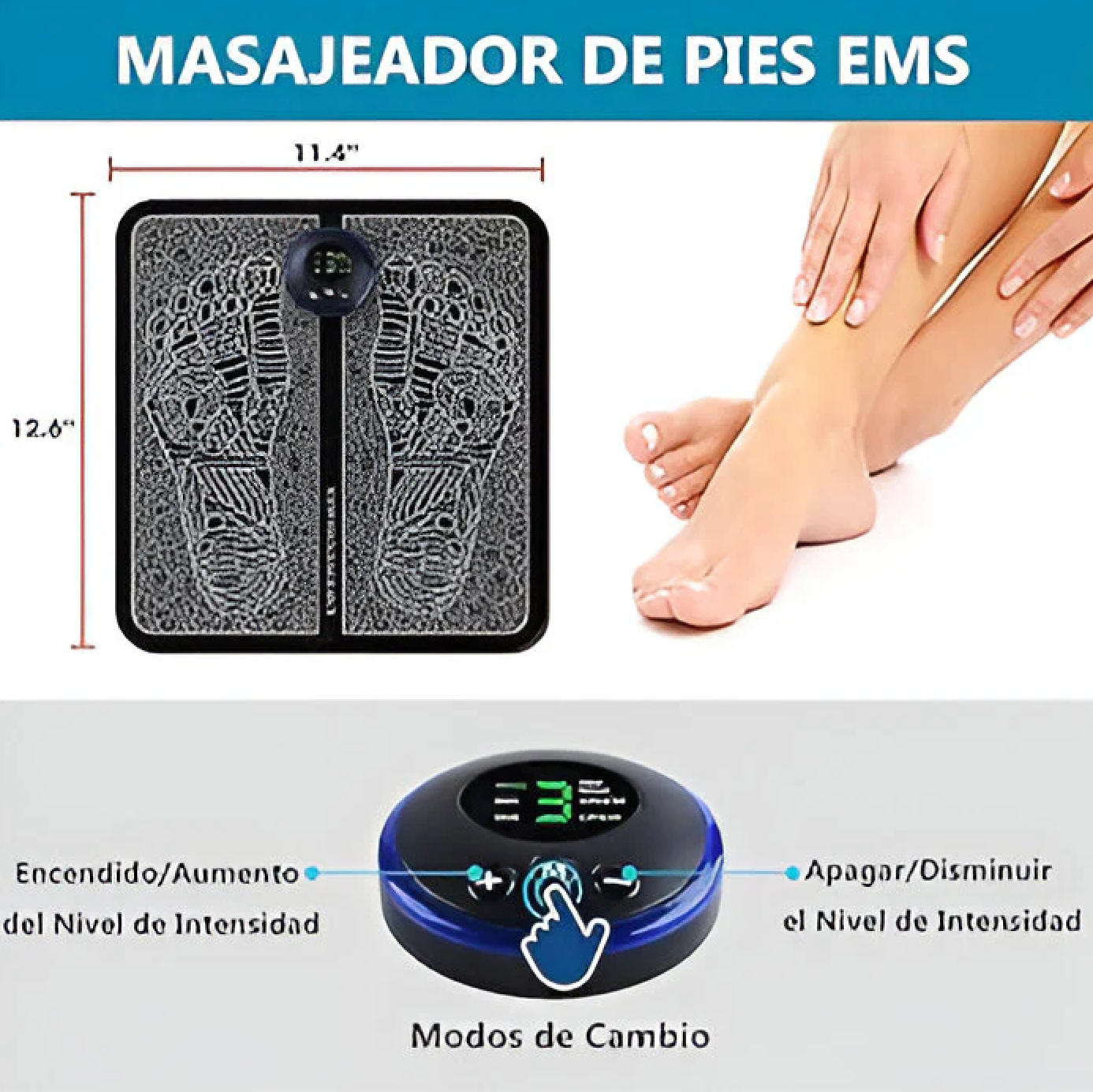 Masajeador estimulador de pies