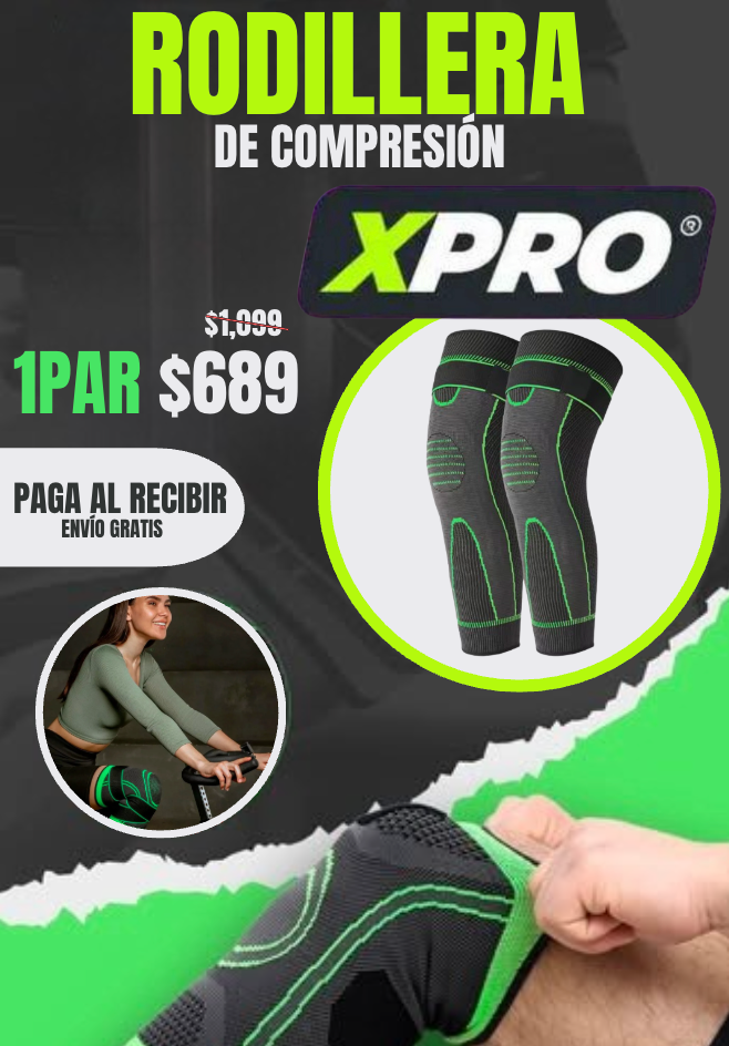 Par de Rodilleras de compresión XPRO